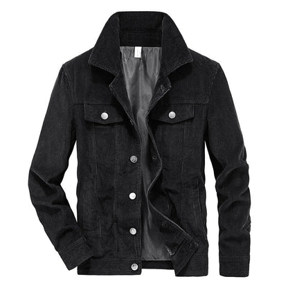 Elias Dünne Cordjacke Herren | Leichte Freizeitjacke Braun 3