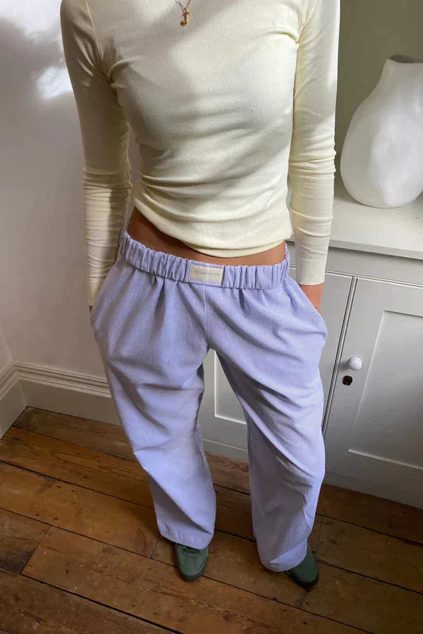 Elke | Damen Sommerhose Gestreift 10
