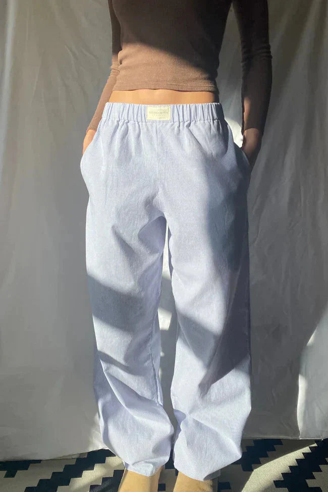 Elke | Damen Sommerhose Gestreift 3