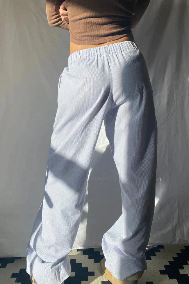 Elke | Damen Sommerhose Gestreift 4
