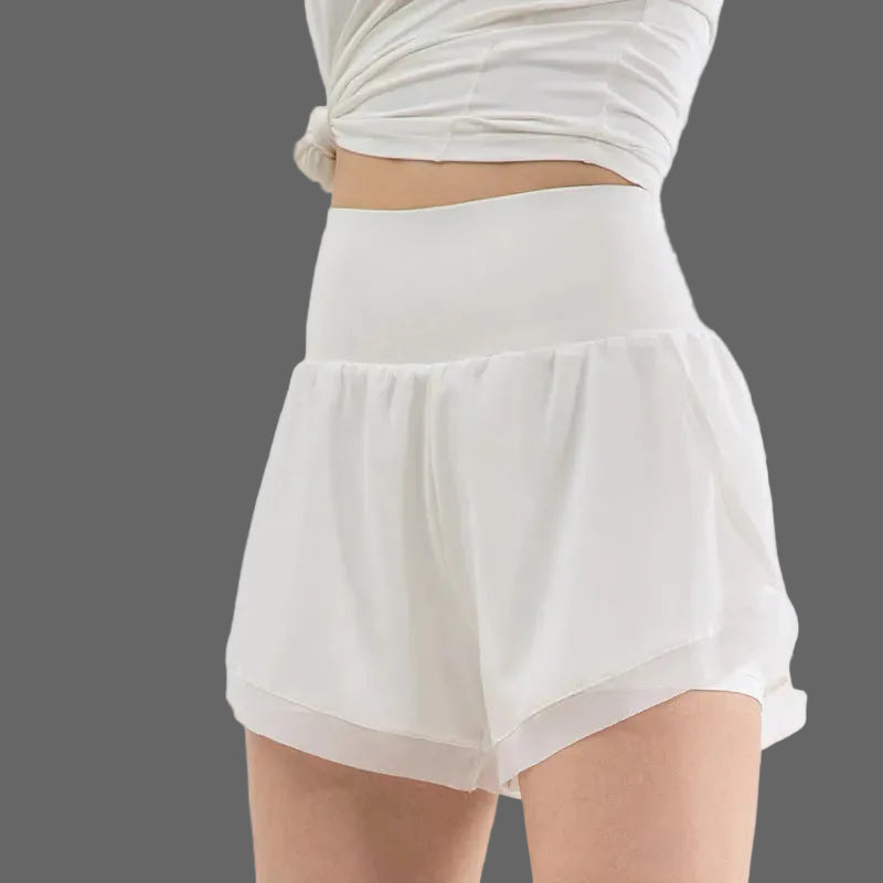 Elvira 2-in-1 Sportshorts | Hohe Taille Damen Fitness Shorts 0