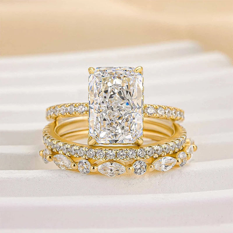 Elysia | 3-teiliges Ringset mit Zirkonia-Steinen 1