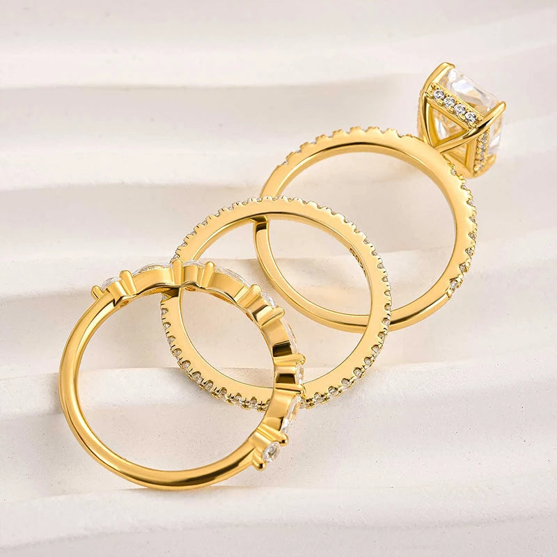 Elysia | 3-teiliges Ringset mit Zirkonia-Steinen 3