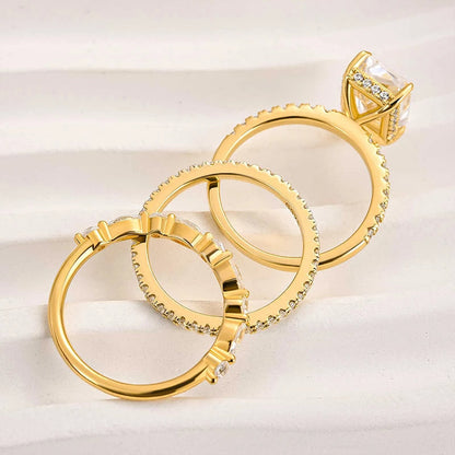 Elysia | 3-teiliges Ringset mit Zirkonia-Steinen 3