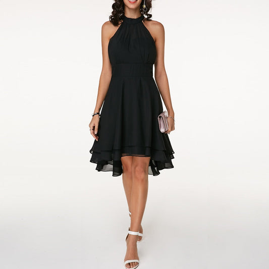 Emma | Elegantes kurzes Damenkleid mit Neckholder 0