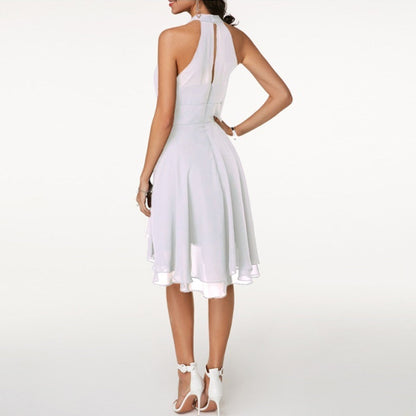 Emma | Elegantes kurzes Damenkleid mit Neckholder 2
