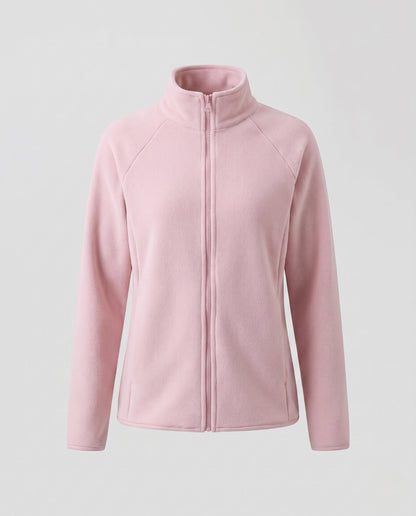 Fleecejacke Damen Warm Komfortabel Outdoorjacke 0