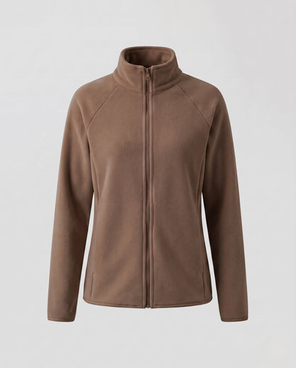 Fleecejacke Damen Warm Komfortabel Outdoorjacke 5