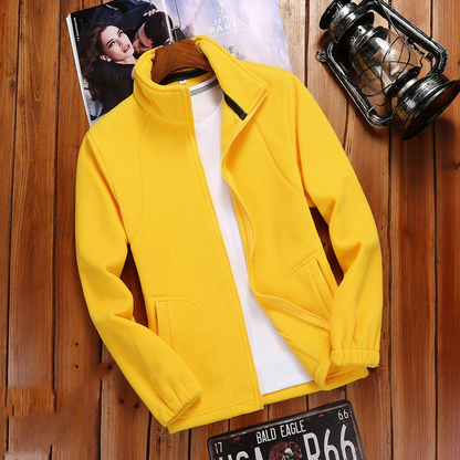 Fleecejacke Damen | Stehkragen mit Reißverschluss, Warm und Bequem 12