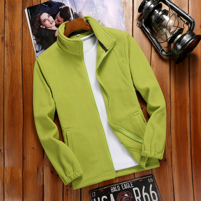 Fleecejacke Damen | Stehkragen mit Reißverschluss, Warm und Bequem 17
