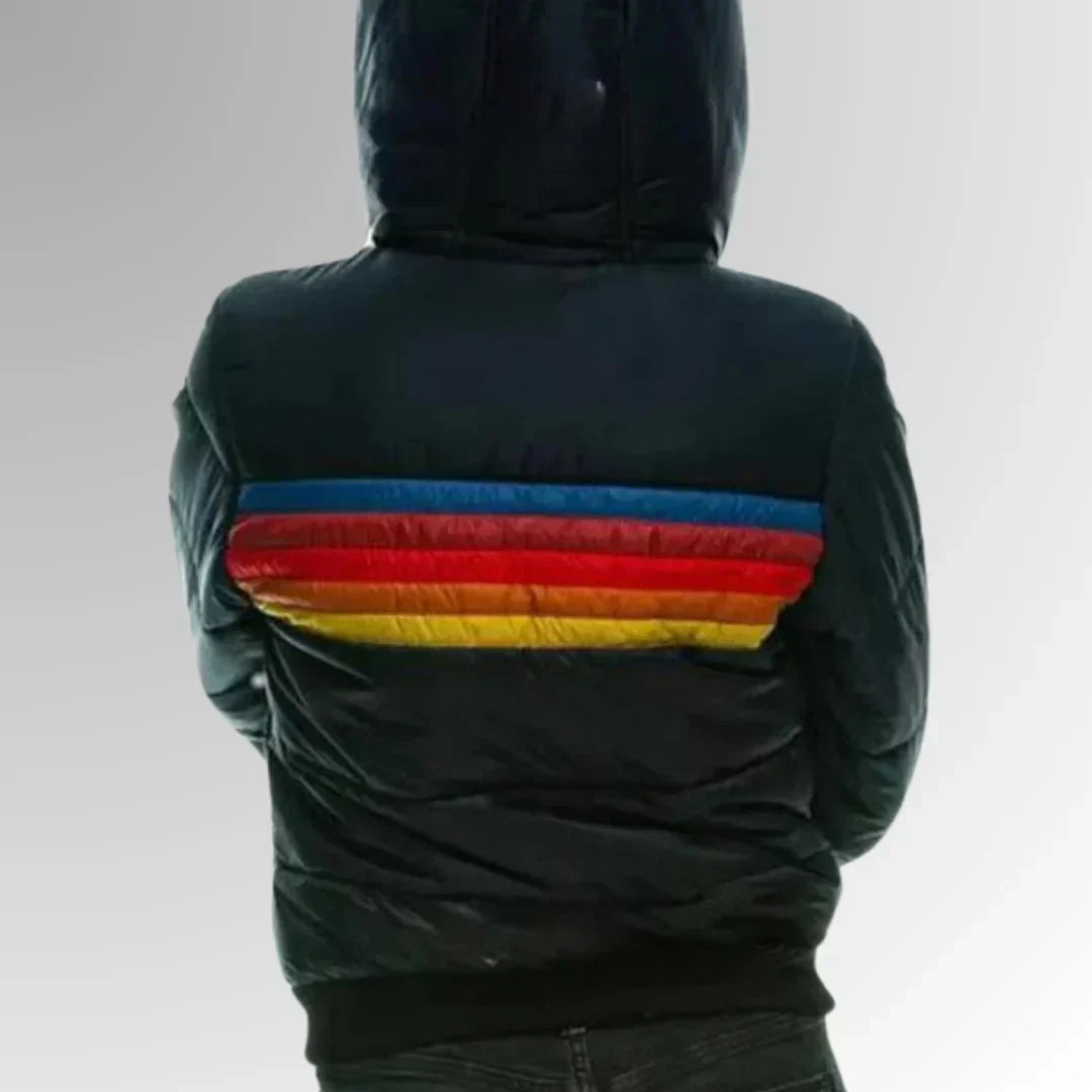 Freja Steppjacke mit Streifendetail für Damen 7