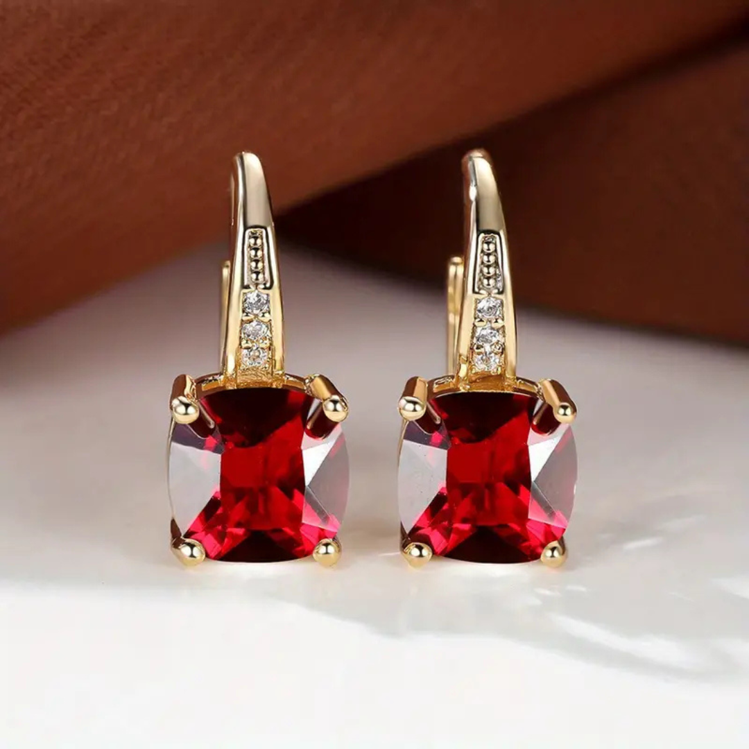 Funkelnde Creolen Gold | Elegante Ohrringe für Frauen 4