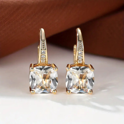 Funkelnde Creolen Gold | Elegante Ohrringe für Frauen 6