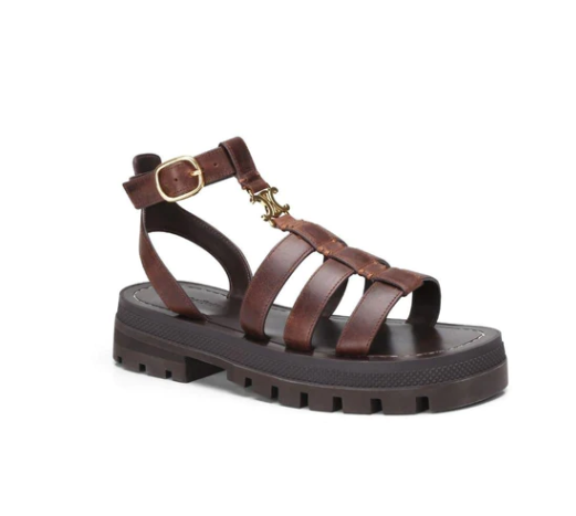 Geflochtene Damen Sandalen | Slip-on mit dicker Sohle Sommer 4