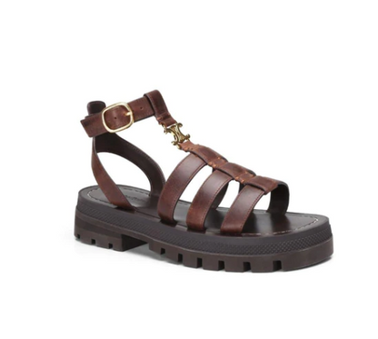 Geflochtene Damen Sandalen | Slip-on mit dicker Sohle Sommer 4