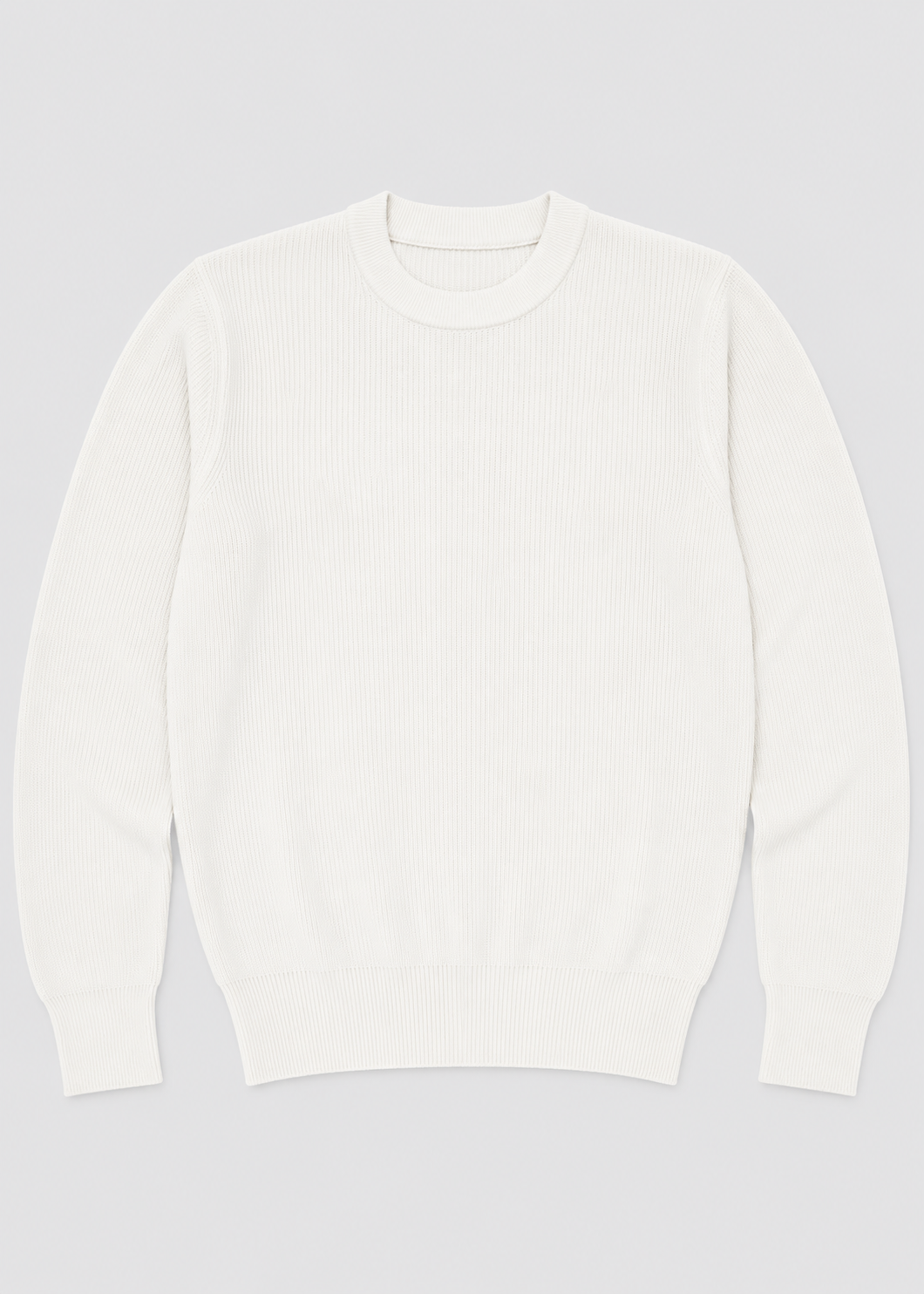 Gerippter Strickpullover Herren | Weicher Alltagspullover 0