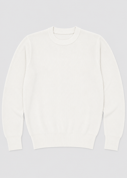 Gerippter Strickpullover Herren | Weicher Alltagspullover 0