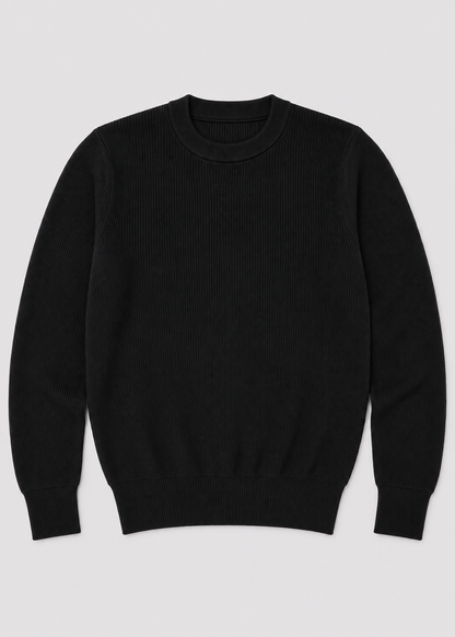 Gerippter Strickpullover Herren | Weicher Alltagspullover 8