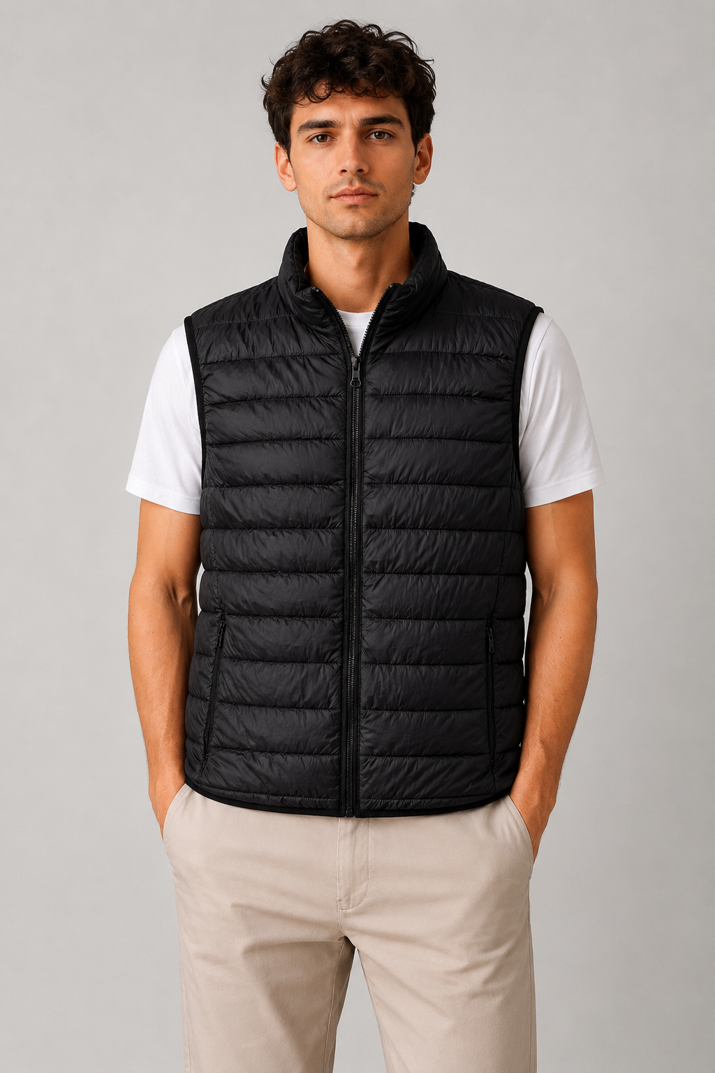 Gesteppte Weste Herren | Leichte Wattierte Bodywarmer 1