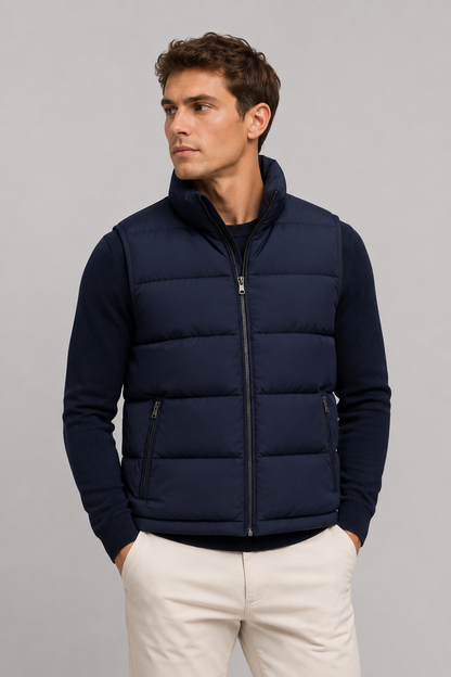 Gesteppter wattierter Bodywarmer Herren | Isolierte ärmellose Weste 1