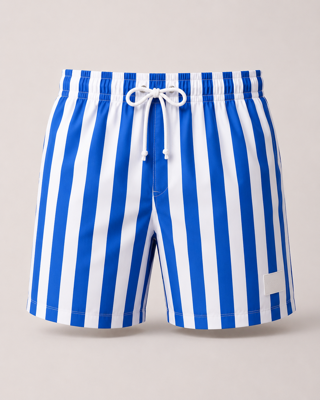 Gestreifte Badeshorts für Herren | Leichte Strandshorts 1