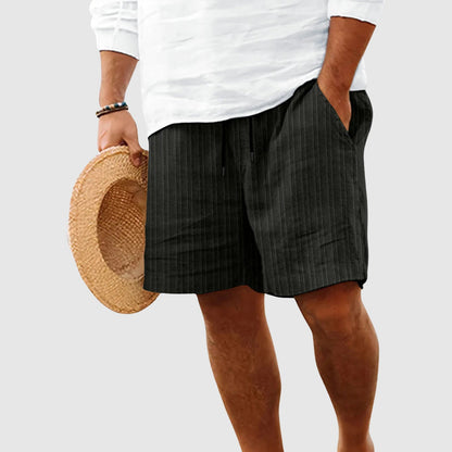 Gestreifte Shorts | Kurze Hosen für Damen aus Baumwolle 0