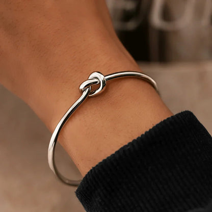 Goldarmband mit Knoten | Verstellbares Armband Damen 1