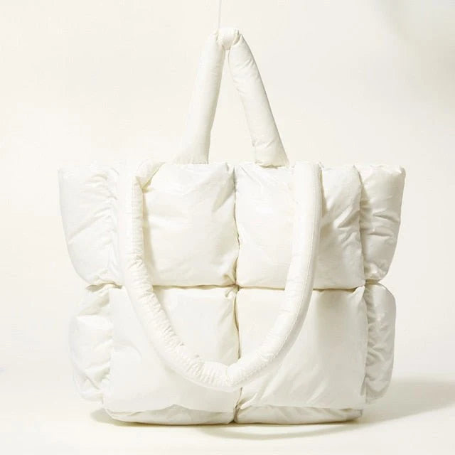 Große Gepolsterte Handtasche | Damen Schultertasche Modern 7