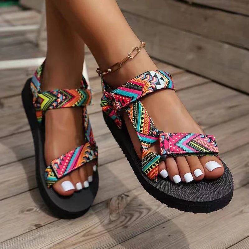 Hanfseil Sandalen Damen | Flache Sommerschuhe für den Sommer 0