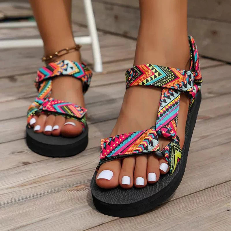 Hanfseil Sandalen Damen | Flache Sommerschuhe für den Sommer 1