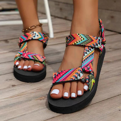 Hanfseil Sandalen Damen | Flache Sommerschuhe für den Sommer 1