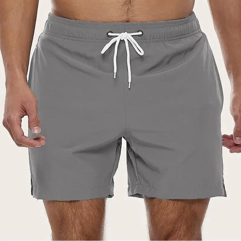 Herren Badehose Schnell Trocknend Elastischer Bund Strand 3
