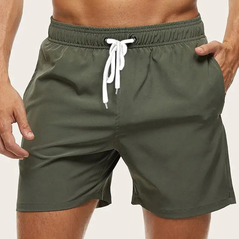 Herren Badehose Schnell Trocknend Elastischer Bund Strand 5