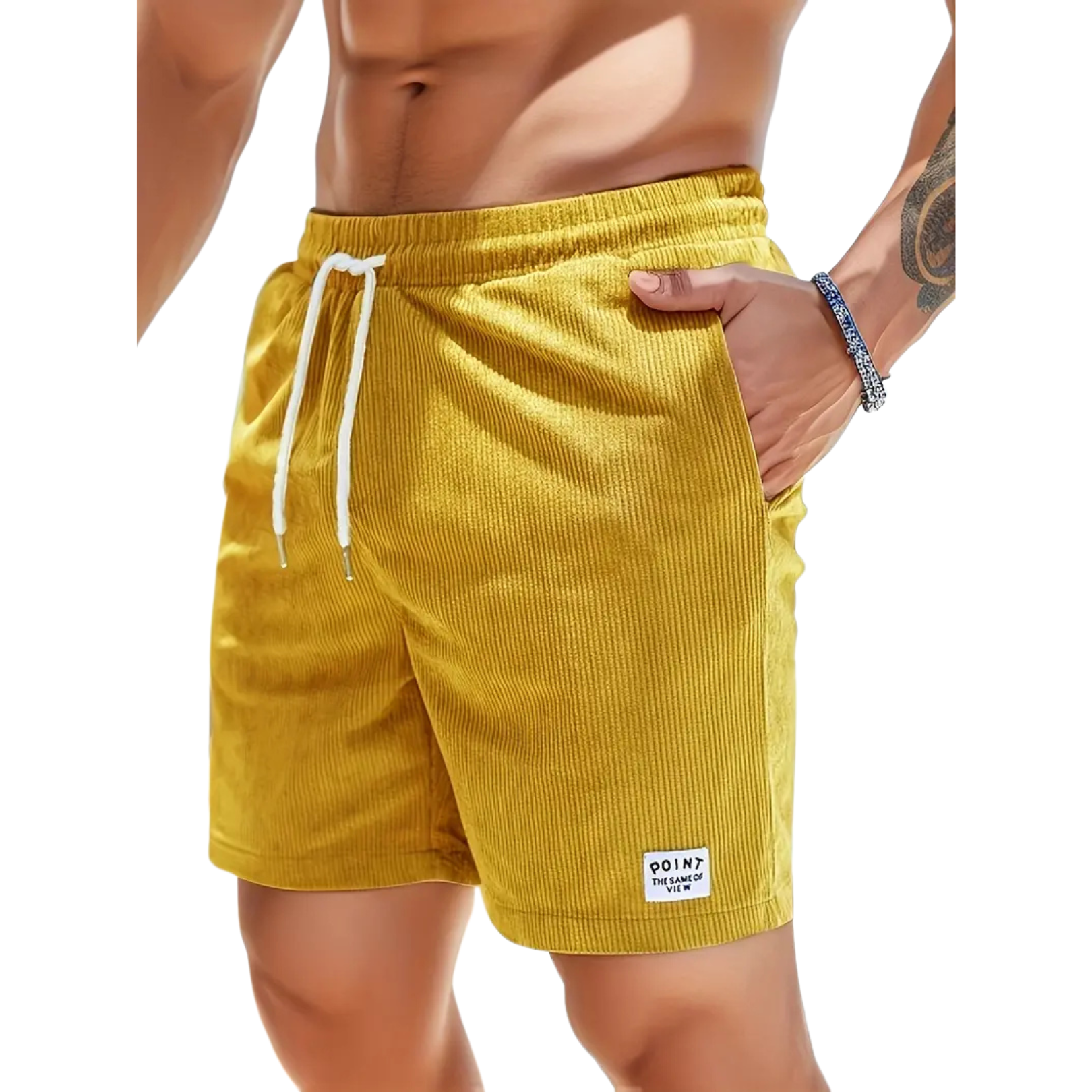 Herren Badeshorts | Leichte Sommer Shorts mit Kordelzug 5