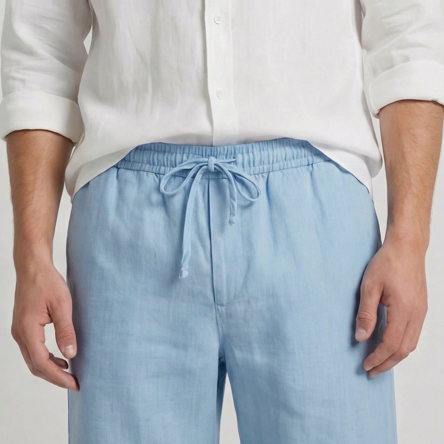 Herren Bermuda-Shorts mit elastischem Bund | Lässige Sommershorts 2