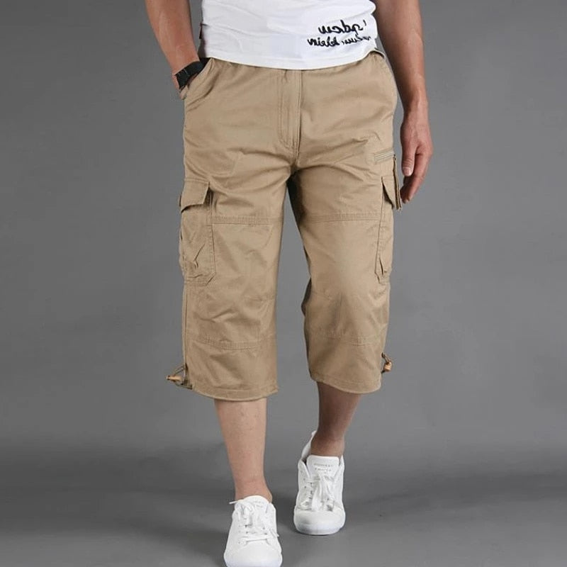 Herren Cargo 3/4 Hose | Freizeitmode mit Taschen 3