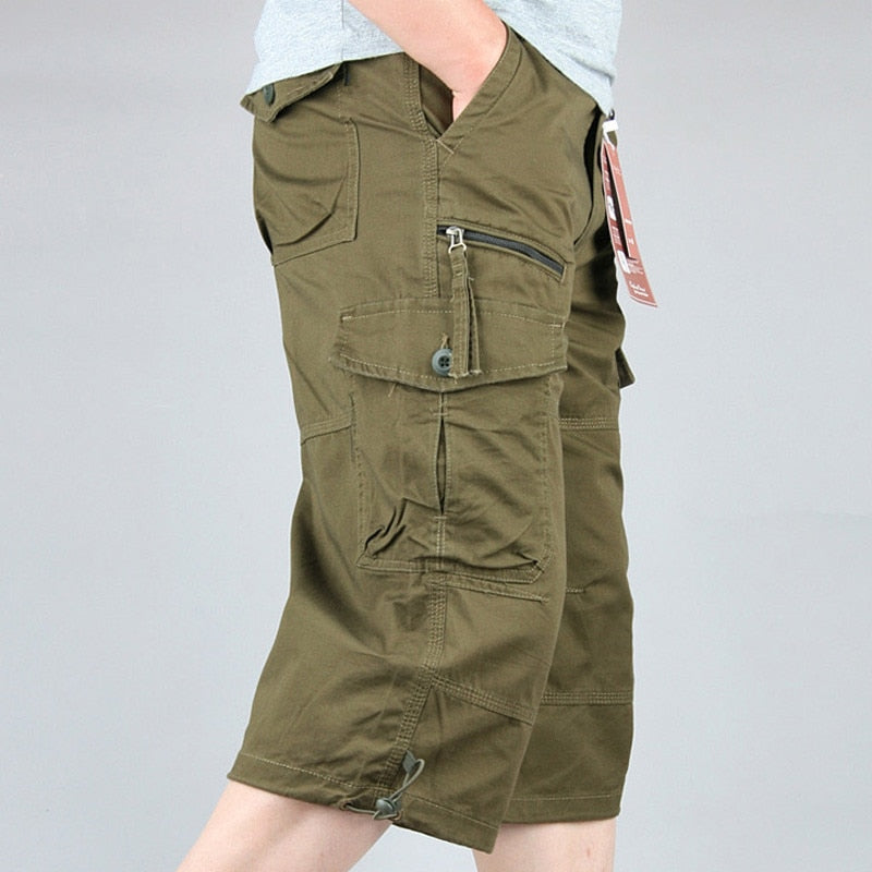 Herren Cargo 3/4 Hose | Freizeitmode mit Taschen 5
