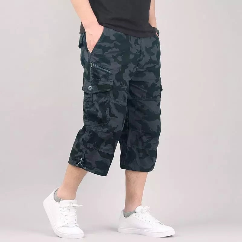 Herren Cargo 3/4 Hose | Freizeitmode mit Taschen 8