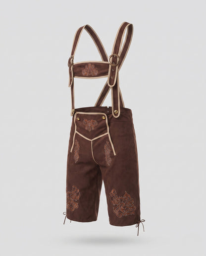 Herren Lederhose mit Stickerei | Trachtenhose Oktoberfest 0
