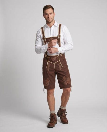 Herren Lederhose mit Stickerei | Trachtenhose Oktoberfest 1