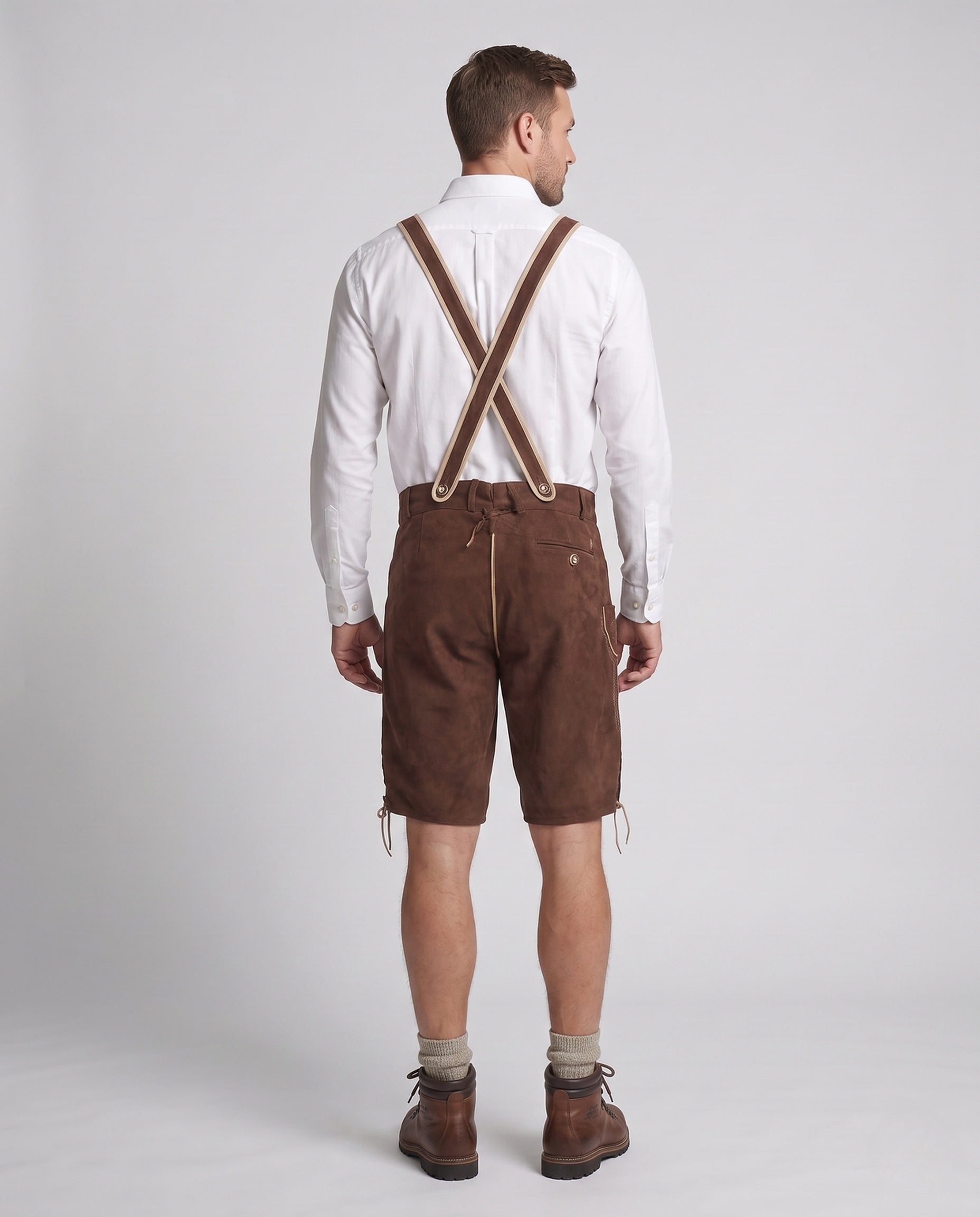 Herren Lederhose mit Stickerei | Trachtenhose Oktoberfest 3