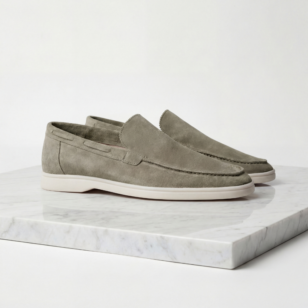 Herren Loafer Wildleder Klassisch Lässig Formell 4