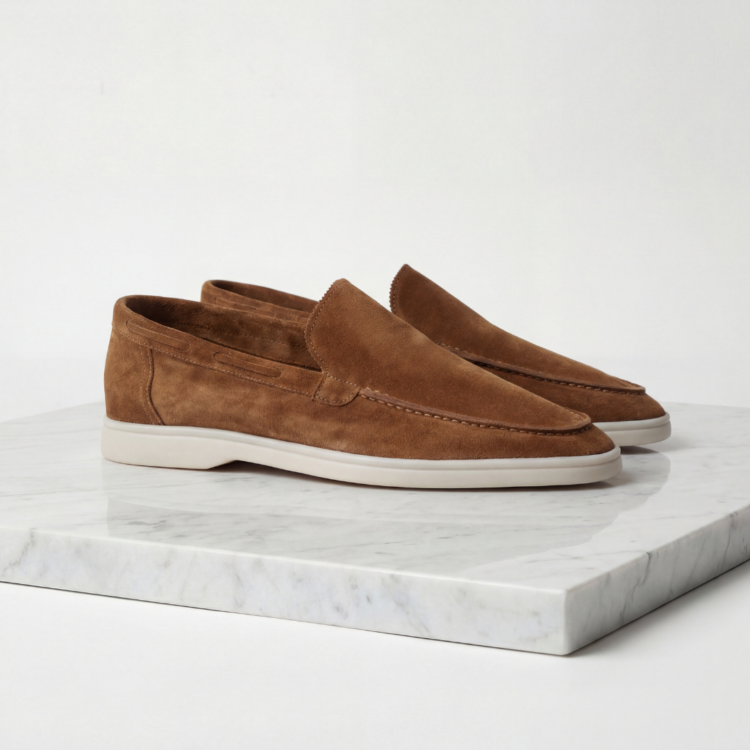 Herren Loafer Wildleder Klassisch Lässig Formell 9
