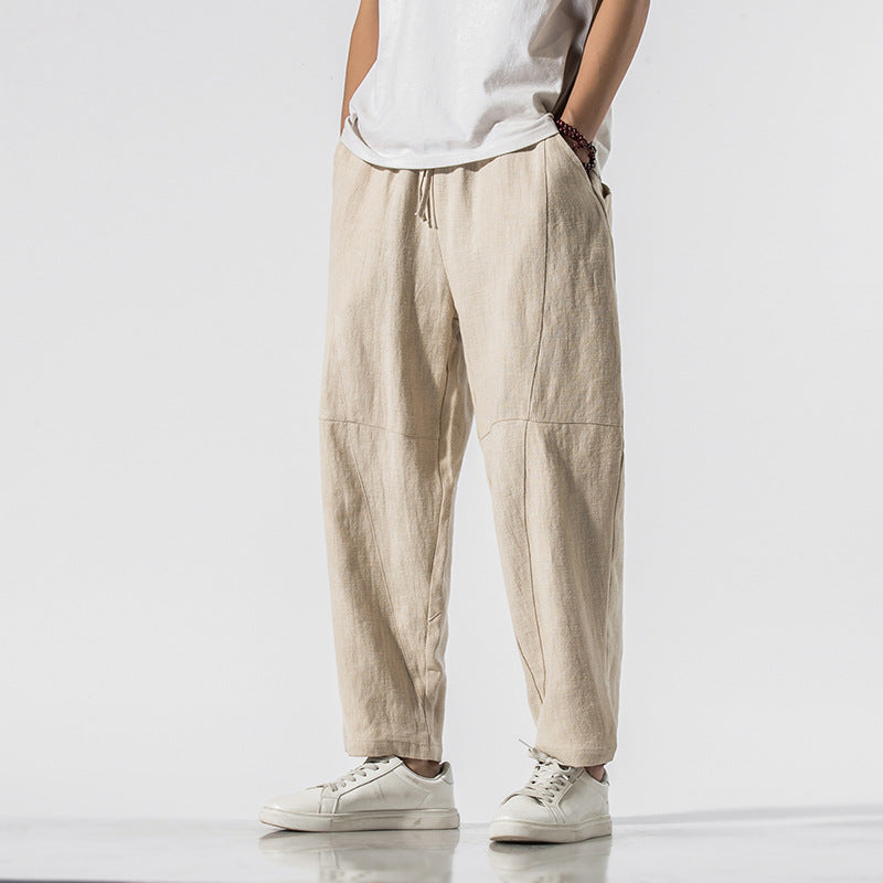 Herren Sommerhose | Weite Hose mit Kordelzug 3