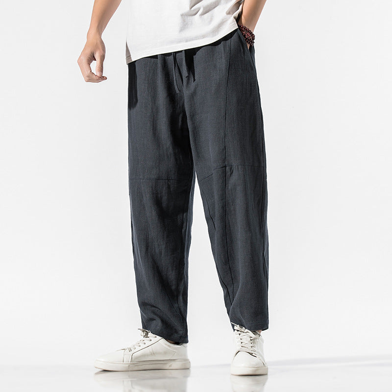Herren Sommerhose | Weite Hose mit Kordelzug 8