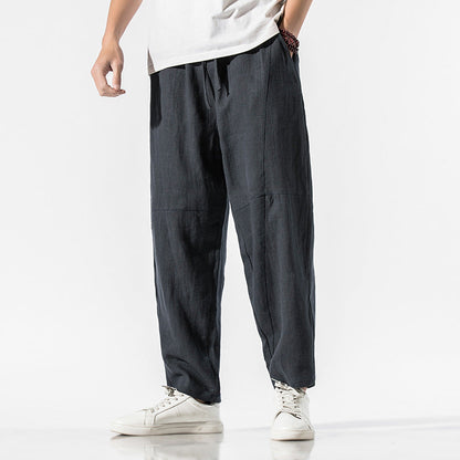 Herren Sommerhose | Weite Hose mit Kordelzug 8