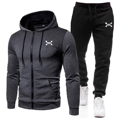 Herren Trainingsanzug Set | Kapuzenjacke und Jogginghose 0