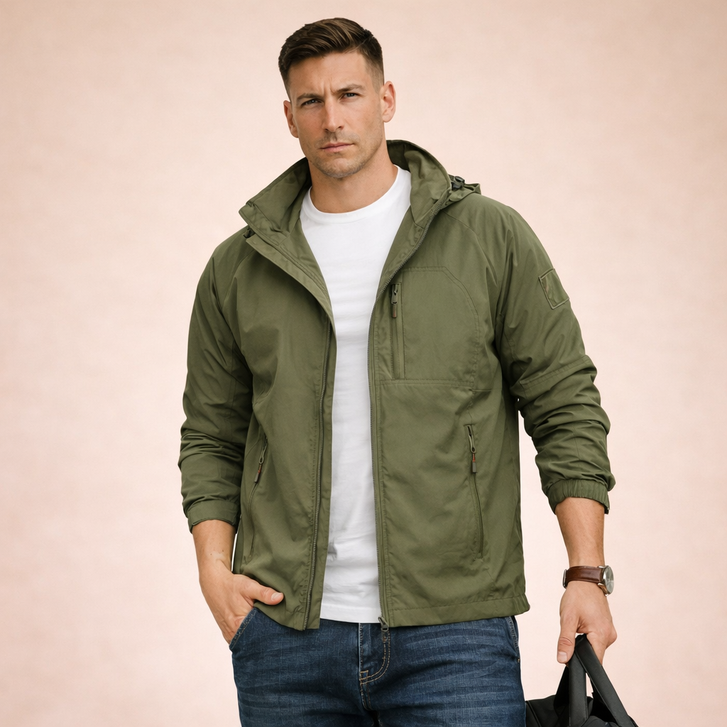 Herren Übergangsjacke | Leichte Freizeitjacke Regular Fit 7