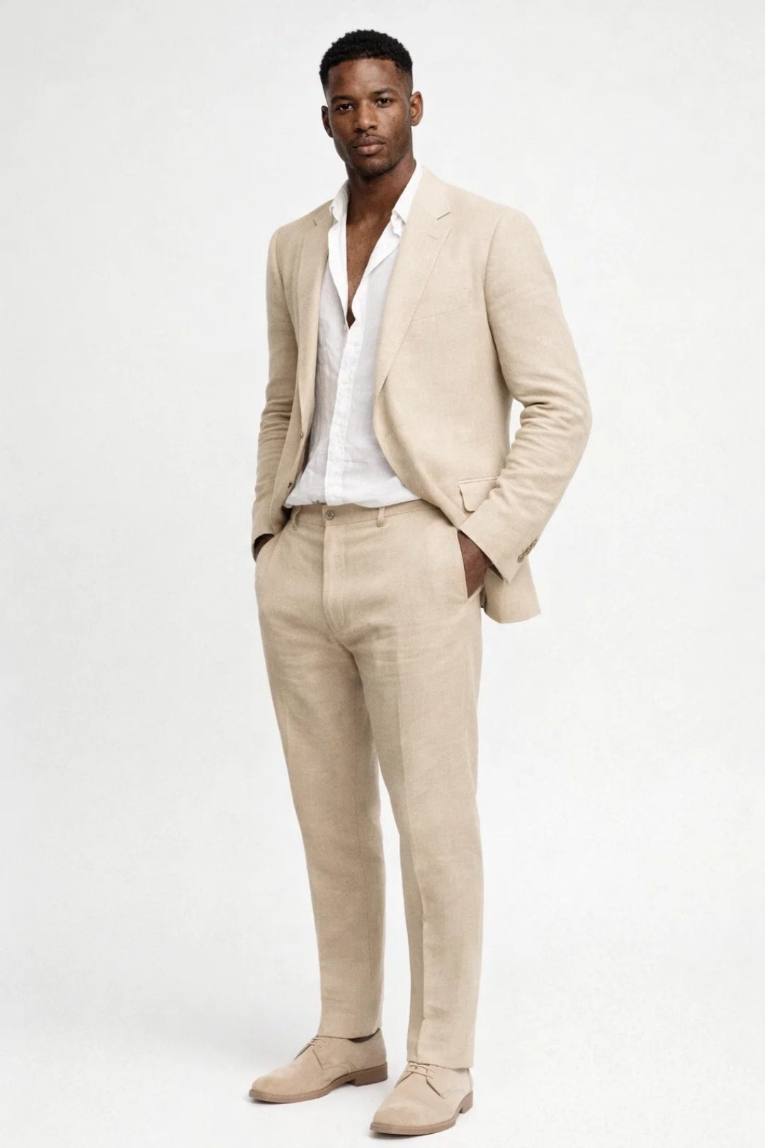 Herren Zweiteiliges Set | Jacke und Hose mit Rundhalsausschnitt 2