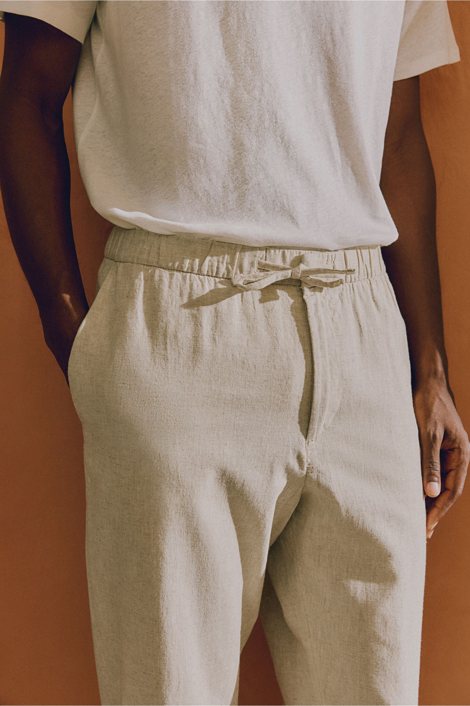 Herrenhose mit elastischem Bund und Kordelzug | Entspannte Passform 6